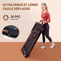 Miniatyrbillede 4 af 4: CITYSPORTS WP9 Elektrisk Løbebånd. Foldbart løbebånd. 1400W, Hastighed 1.0- 12.0km/t, APP. Hjul Svart