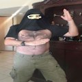 Pikkukuva 2 / 5: Ninja Naamiointi T-paita Karate Kamppailulajit Tee Toppi - Lapset & Aikuiset Musta Black 4XL