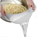 Miniatyrbillede 5 af 5: Rustfri Stål Pande Si Med Håndtag, 2 stk. Rustfri Stål Pasta Si, Nem Dræning, Holdbar