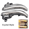 Miniatyrbilde 1 av 5: Dynamisk blinklys for Toyota Rav4 Xa50 2019 2020 2021 sidespeilmarkørlys sekvensiell indikatorlampe Crystal