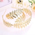 Miniatyrbillede 5 af 5: Græsk Gudinde Kostume Tilbehør Til Kvinder Guld/Sølv Blad Laurel Krans Pandebånd Armbånd