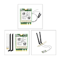 Miniatyrbillede 5 af 5: QCNFA344A 802.11AC NGFF Interface WiFi-adapter med Bluetooth-kompatibel 4.1 A