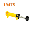 Miniatyrbillede 2 af 2: Bebetter Moc Klodser Tekniske Dele Pneumatisk Pumpe Lille (6l) V2 Slange Luft Med Forstærket Cylinder 19476 19482 Kompatibel Med 8800 Blok 19475