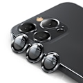 Miniatyrbillede 1 af 6: Hat Prince Linsebeskytter Hærdet Glas iPhone 15 Pro/15 Pro Max Sort