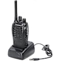 Miniatyrbilde 3 av 5: Baofeng Bf-888s(bf-88a) Frs Radio Walkie Talkie 0.5w 16-kanals toveisradio med ørepropp, LED-lommelykt, USB-lader 4-pakning - Yvan