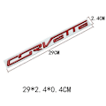 Pikkukuva 3 / 5: Auton 3D-metallitarrat Chevrolet Corvette C3 C4 C5 C6 C7 C8 -malleille, auton takaluukun kirjaintunnus, tyylitarrat, lisävarusteet Black