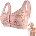Pikkukuva 1 / 5: Wm Stylist Rintaliivit Seniorille, Etukiinnitys, Upea Puuvillainen Pinkki Pink Size 42