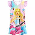 Pikkukuva 2 / 4: Lasten tyttöjen laulaja Taylor Swift -pyjamat yöasut yömekko kesäunipuku 130cm