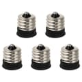 5st Hållbar E17 till E14 Adapter E17 till E14 Lampbasomvandlare för Ersättning 2.20X1.70X1.70CM