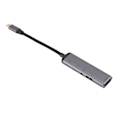 Pikkukuva 1 / 4: USB C Hub Multiport -sovitin 5 in 1, jossa 3,5 mm:n kuulokeliitäntä, USB3.1, USB2.0 Type A, PD-latausportti IOS-puhelimelle ja -tabletille
