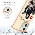 Miniatyrbilde 5 av 5: Etui til Motorola Moto G54 5g med elektroplettet mønster Dog