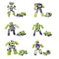 Miniatyrbillede 2 af 4: Transformeret Constructicon Devastator Sæt 6 I 1 Legetøj - Green