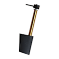 Miniatyrbilde 2 av 5: Styre-ror med servoarm for RC-speedbåt Tilbehør DIY 28mm 36mm
