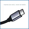 Miniatyrbild 3 av 3: Aux USB C-kabel Typ C hane till 3,5 mm hane Jack-adapter Ljudförlängningskabel för bilradiohögtalare Hörlurar Samsung Galaxy S21 S20 Ultra S20 + P