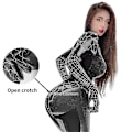 Miniatyrbilde 1 av 5: Spiderman Cosplay Kvinne Sexy Zentai Drakt Spandex Bodysuit Superhelt Zentai Drakt Halloween Karneval