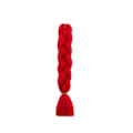 Pikkukuva 1 / 5: Punotut hiukset 60 cm Hiusten pidennykset Synteettinen kuitu Crochet-punos Dreadlockit Monivärinen Red