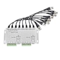 Miniatyrbilde 3 av 5: 8-kanals HD CVI/TVI/AHD Passiv Transceiver 8 kanaler Video Balun Adapter Sender BNC Til UTP Cat5/5e