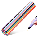 Miniatyrbillede 1 af 4: 110 stk. Pcl Filament 3D-printer Pen Filament Refills 3D Doodler Pen Materiale Lav Temperatur Pcl Filament 3D Pen Forsyninger 22 Farver 2,5 mm Multi 15.00X0.25X0.25CM