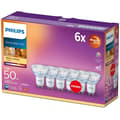 6-pakning LED GU10 50W Dimbar WarmGlow