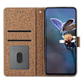 Miniatyrbillede 2 af 5: Til Samsung Galaxy M32 (global version) 4g Præget Telefon Cover Læder Wallet Flip Stand Cover Style A Samsung Galaxy M32 (Gl Black
