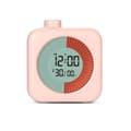 3-i-1 Digital Visuell Timer, 60-minuters Nedräkning, Kökstoppur, Rosa