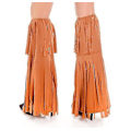 Miniatyrbild 3 av 4: 70-tals Hippiefest Retro Kostym Tassel Väst+Byxor+Sjal Kostym Newway Hippie Hippie L