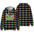 Miniatyrbilde 1 av 3: Gutt/Jente 3D hettegenser Høst/Vinter My Singing Monsters Genseren B B 120cm