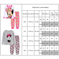 Miniatyrbild 3 av 3: Flickors Pyjamas Disney Minnie Tryckt Topp + Byxor Nattkläder Set C C 100cm