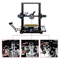 Miniatyrbillede 2 af 5: Monteringsblok Auto Nivelleringssensor Til Vyper E Kobra 3D Printer Udskiftning