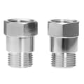 [KK] 2pcs O2 Sensor Spacer Thread Universal M18 X 1.5 Car Engine Light Oxygen Sensor Extension Adapter for Compatible withdon