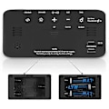 Miniatyrbillede 5 af 5: Super Høj Alarm Clock til Tunge Sovere Voksne, Digitalt Ur med 7 Farve Natlys, Justerbar Lydstyrke, Lysdæmper, USB Oplader, Små Ure til Seng