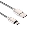Miniatyrbillede 4 af 5: USB-C / Type-C til USB metal datakabel Grey