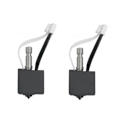 Miniatyrbillede 1 af 5: Hærdet stål 0,4 mm dyse Hotend Kit til S1 3D-printer Hotend Samlet Ekstruder til S1 Combo 2 stk As Shown