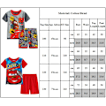 Miniatyrbild 3 av 3: Barnens tecknade bilar tryckta pyjamas pyjamas set barn pojkar flickor avslappnad nattkläder C C 5 Years / EU 116