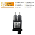 Miniatyrbillede 4 af 5: Strømadapter 31V 6W Udgangsstrøm 100V-240V Otte Funktioner EU Stik Black