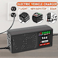 Miniatyrbillede 5 af 5: 60v 50ah Elektrisk Køretøjsoplader 7 Lysdisplay Strømdisplay Strømlækagebeskyttelse/fuld Pul