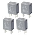 4st 12088567 8567 Bilrelä - 12VDC 30A 4-stift, Bilrelä 12088567 Passar för , Grey