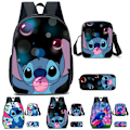 Pikkukuva 2 / 5: Lasten poikien ja tyttöjen koululaukku Lilo ja Stitch -reppu Matkareppu Lounaskassi C