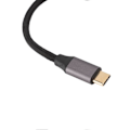 Pikkukuva 4 / 4: USB C Hub Multiport -sovitin 5 in 1, jossa 3,5 mm:n kuulokeliitäntä, USB3.1, USB2.0 Type A, PD-latausportti IOS-puhelimelle ja -tabletille