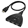 Miniatyrbillede 3 af 5: HDMI-splittere og -switche HDMI-port Han til Hun 3 Indgange 1 Udgang Splitter Kabel Adapter Konverter 1080p