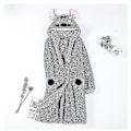 Miniatyrbild 2 av 4: Korallfleece Nattlinne Cartoon Stich Par Pyjamas Djur Vuxen Plus Fleece Hemkläder Höst/Vinter Blue
