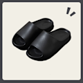 Miniatyrbilde 2 av 6: Hjemmesko Tykke Plattform Bad Sky Slippers SVART svart black 40-41#-40-41#