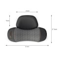 Miniatyrbillede 2 af 5: Ergonomisk Cervical Memory Foam Nakkepude med Elektrisk Massage & Varme til Afslapning og Smertelindring Gray No function