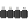Miniatyrbild 2 av 5: Smartphone-adapter för DJI Pocket 2 Osmo Pocket iOS Lightning Micro USB-C Android Positiv Standard Omvänd Data Gimbaldelar Black