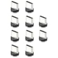 Miniatyrbilde 2 av 5: 10 STK/SETT Rund Magnetisk Kabelplugg 8 Pin Type-C Plugger Hurtiglading Telefon Magnet Laderplugg