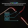 Miniatyrbild 3 av 5: Datormusmatta RGB Matta Bakgrundsbelysning Tangentbordsöverdrag Bord Mause Gaming Musmatta