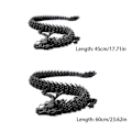 Miniatyrbilde 2 av 4: Halv Pris 3D-Printet Drage Artikulerende Fidget Leke Drage Dekompresjonsleke For Gutter Skrivebordsornament Ny L 60cm
