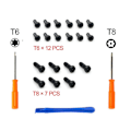 Miniatyrbild 5 av 5: 3D Reparation Ersättningsdelar Joystick Analog Sensor Axel Med Skruvar Kit Set Verktyg För XBOX ONE Handkontroll