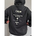 Miniatyrbild 1 av 5: Dazy Slogan Graphic Drop Shoulder Dragkedja Grå Grey M