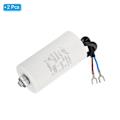 Miniatyrbild 4 av 5: CBB60 12uF Startkondensator, AC 450V 2 Ledningar 75x40mm